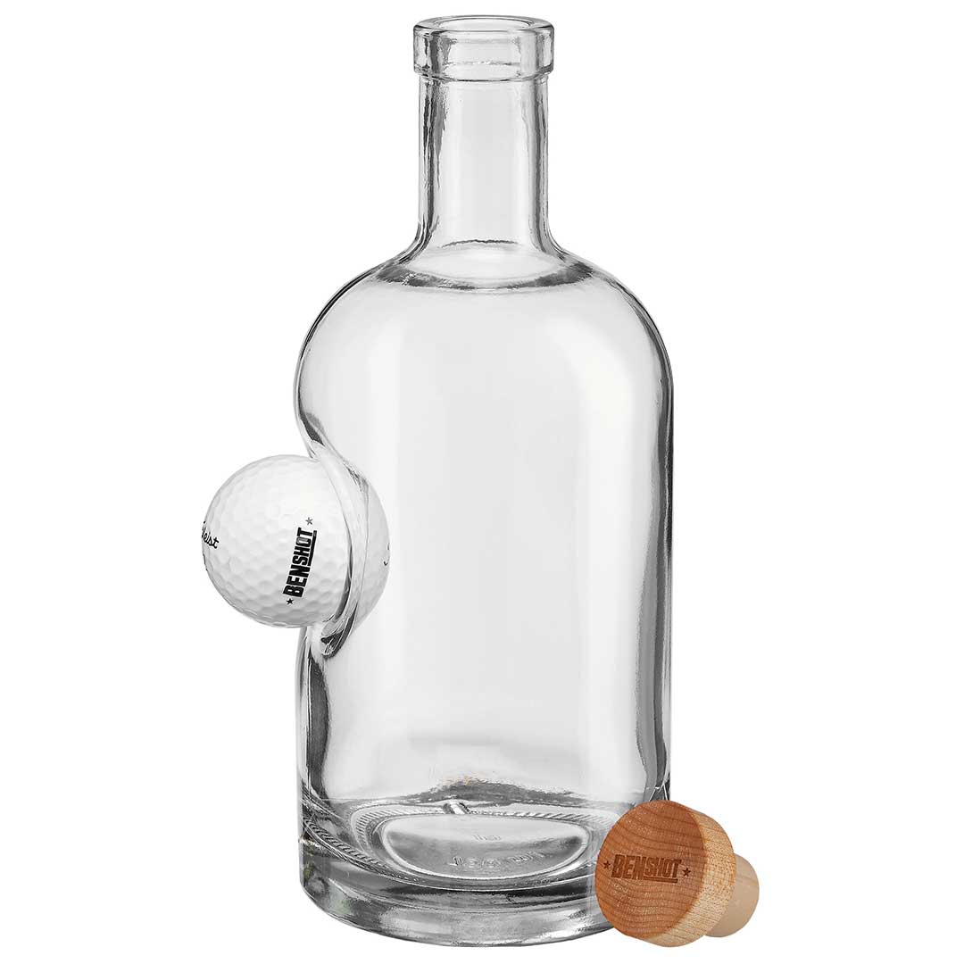 Collection of BenShot Golf Ball Glasses in a gallery layout